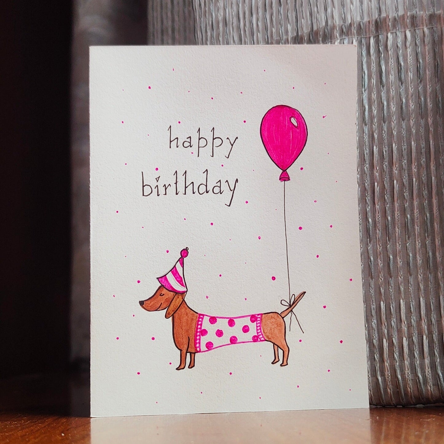 Vinnie Dog: Happy Birthday Card