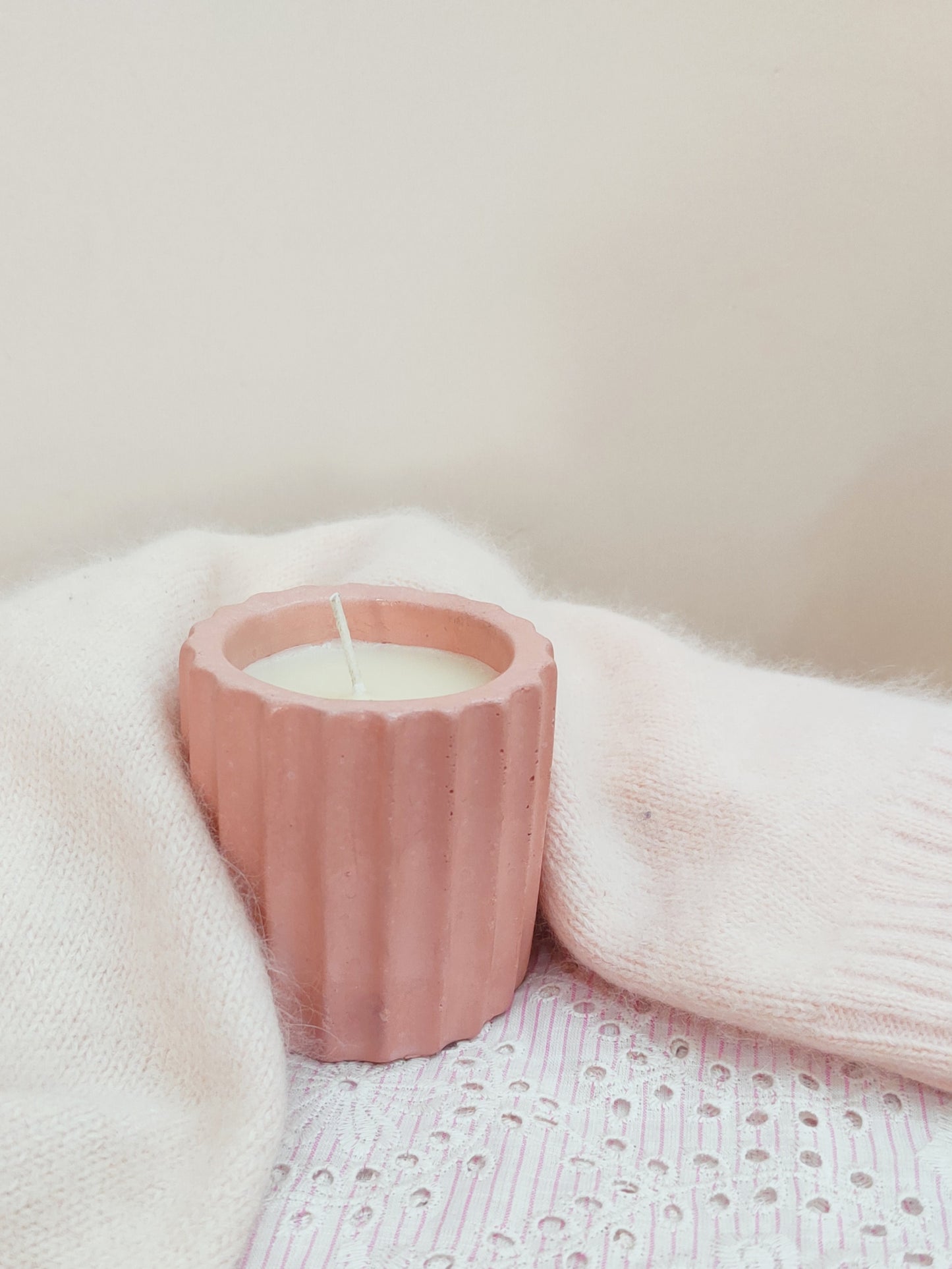 Concrete Columnal Candles