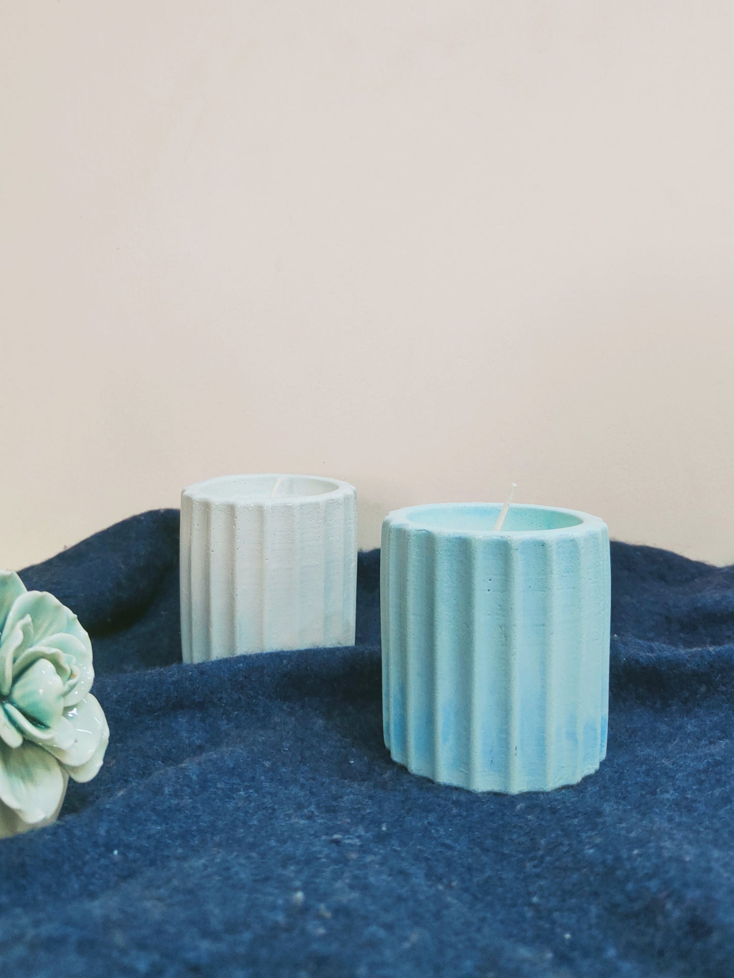 Concrete Columnal Candles