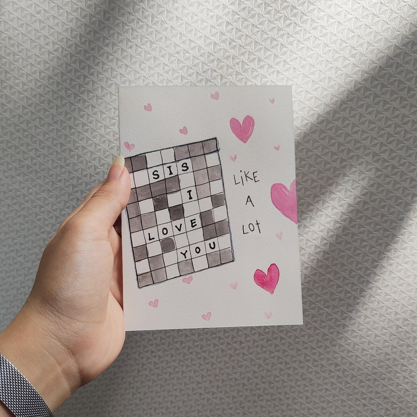 Sis I love you: Brother-Sister Card