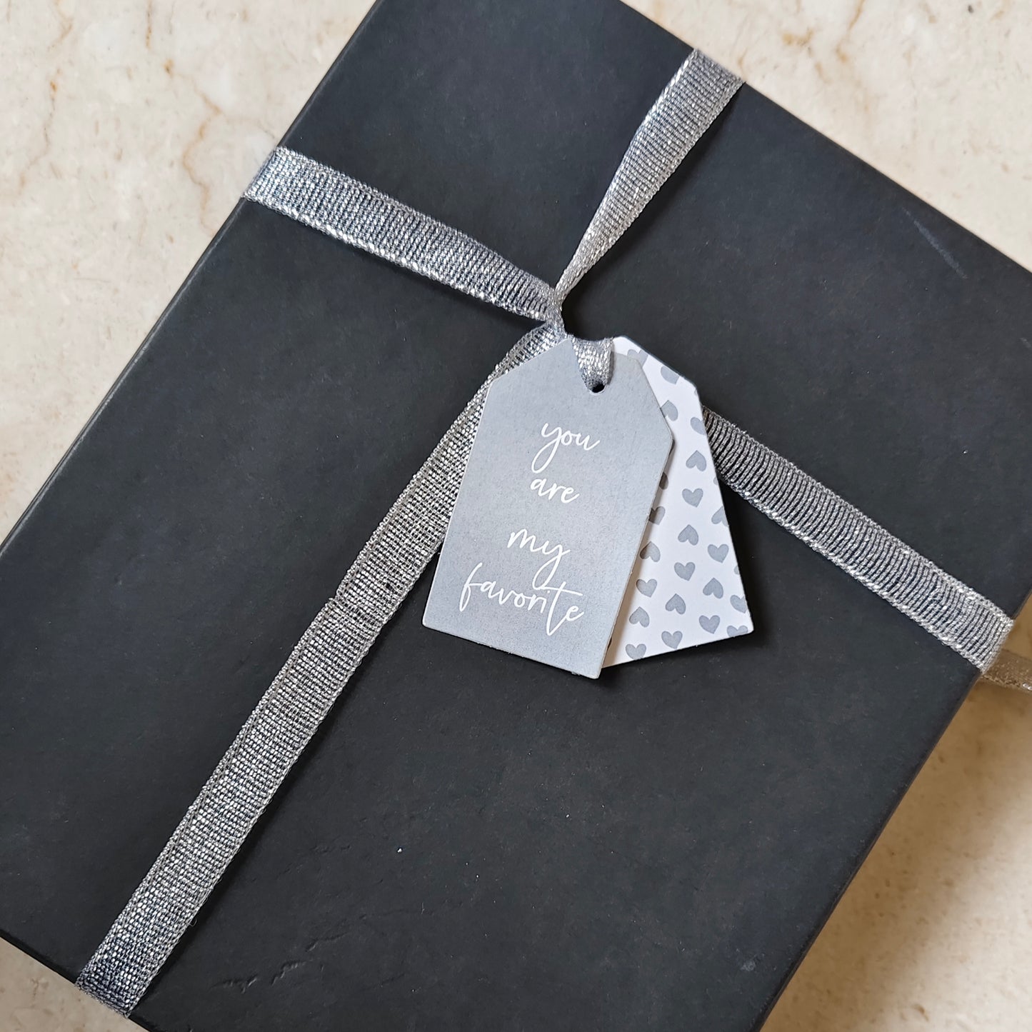 Gray Gift Tags bundle of 6