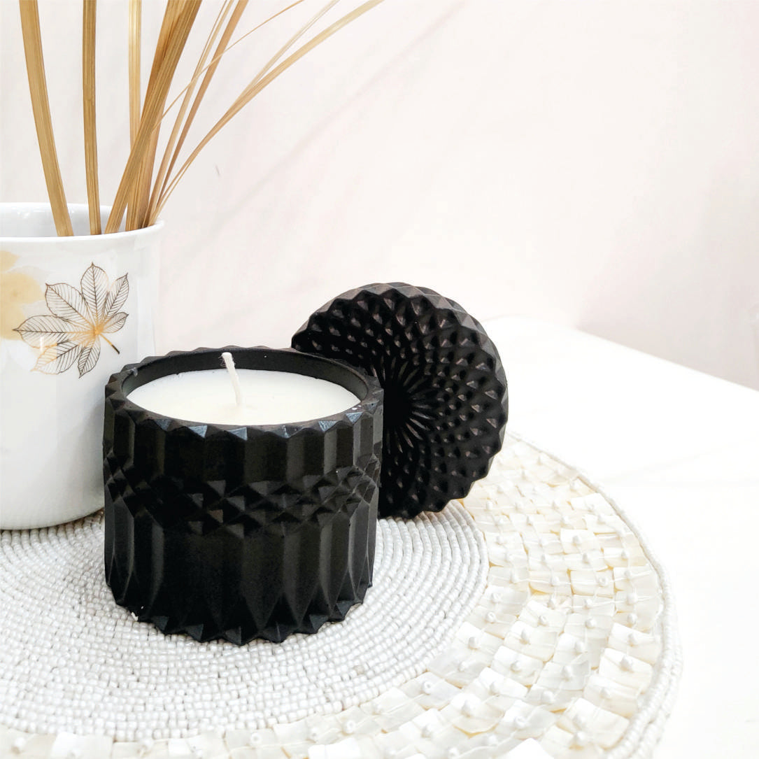 Concrete Exotica Lid Candles