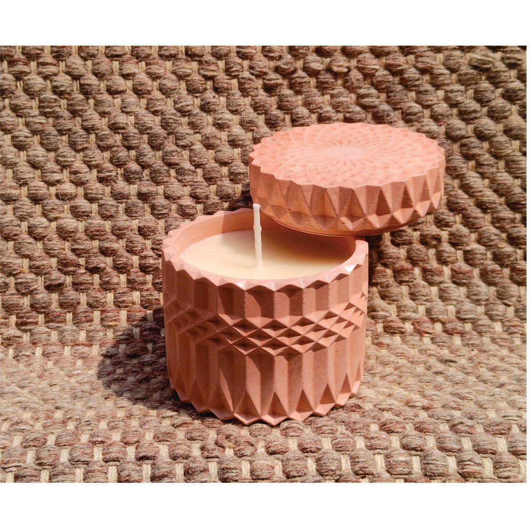 Concrete Exotica Lid Candles