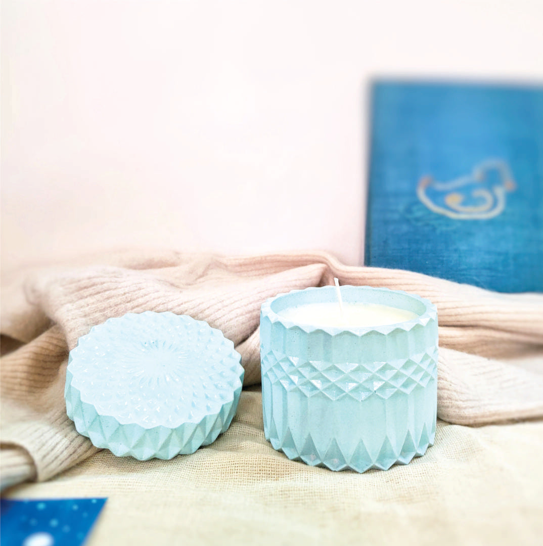 Concrete Exotica Lid Candles