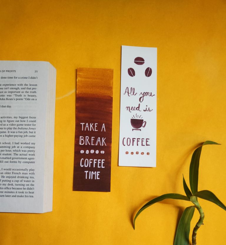 The Coffee Bookmarks