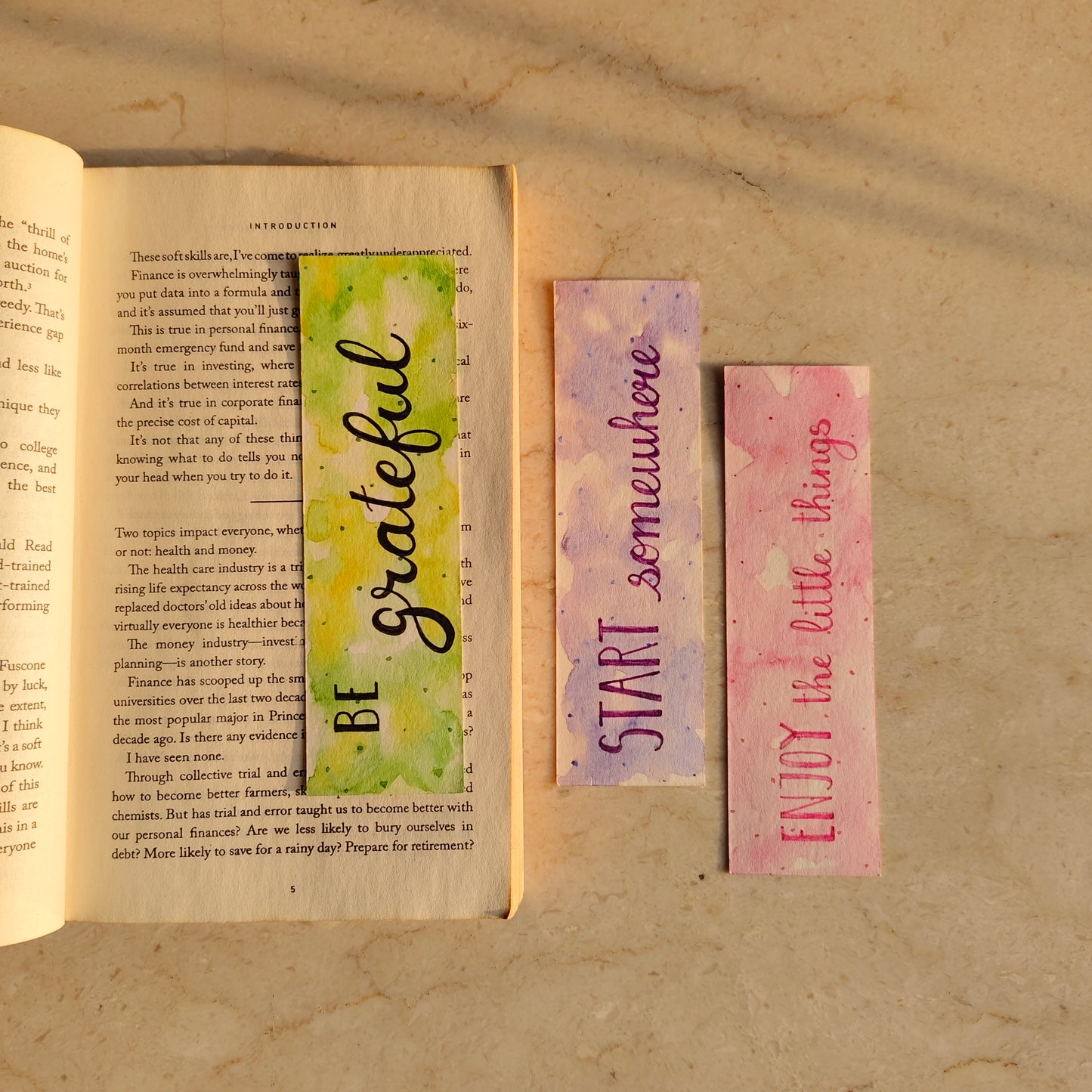 Mindful Bookmarks- Set of 3