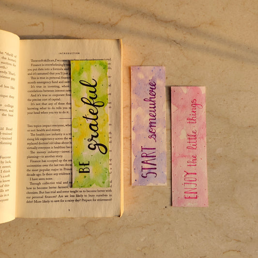 Mindful Bookmarks- Set of 3